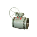 Top Entry Worm Gear Trunion Ball Valve